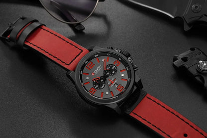 Montre pour hommes Top marque de luxe CURREN mode cuir Quartz hommes montres Date affaires Sport Homme montre-bracelet horloge Montre Homme