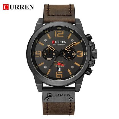 Montre pour hommes Top marque de luxe CURREN mode cuir Quartz hommes montres Date affaires Sport Homme montre-bracelet horloge Montre Homme