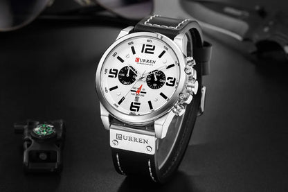 Montre pour hommes Top marque de luxe CURREN mode cuir Quartz hommes montres Date affaires Sport Homme montre-bracelet horloge Montre Homme