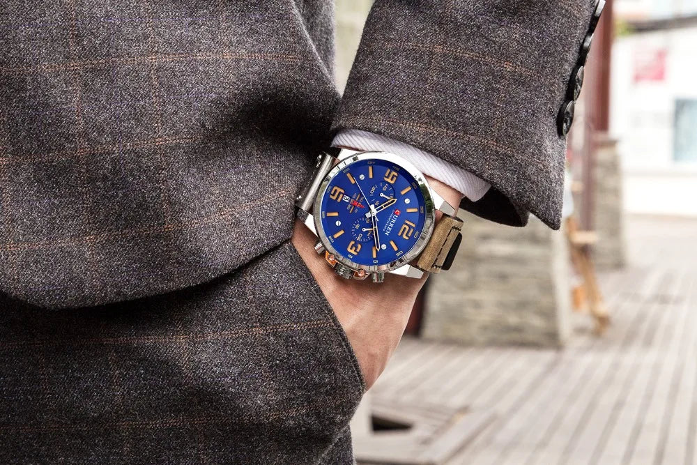 Montre pour hommes Top marque de luxe CURREN mode cuir Quartz hommes montres Date affaires Sport Homme montre-bracelet horloge Montre Homme