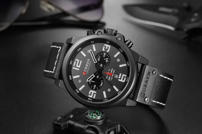Montre pour hommes Top marque de luxe CURREN mode cuir Quartz hommes montres Date affaires Sport Homme montre-bracelet horloge Montre Homme