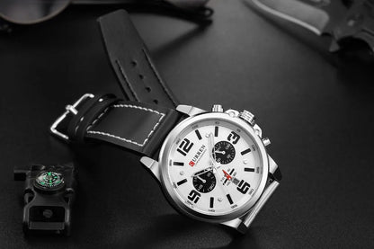Montre pour hommes Top marque de luxe CURREN mode cuir Quartz hommes montres Date affaires Sport Homme montre-bracelet horloge Montre Homme