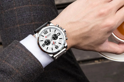 Montre pour hommes Top marque de luxe CURREN mode cuir Quartz hommes montres Date affaires Sport Homme montre-bracelet horloge Montre Homme