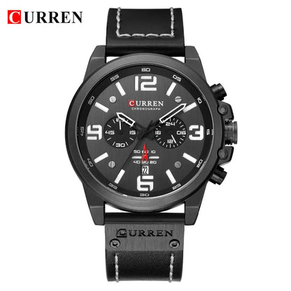Montre pour hommes Top marque de luxe CURREN mode cuir Quartz hommes montres Date affaires Sport Homme montre-bracelet horloge Montre Homme