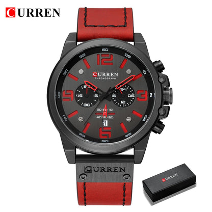 Montre pour hommes Top marque de luxe CURREN mode cuir Quartz hommes montres Date affaires Sport Homme montre-bracelet horloge Montre Homme