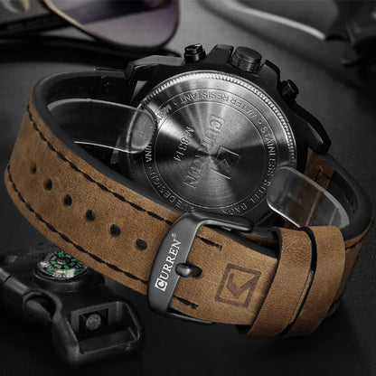 Montre pour hommes Top marque de luxe CURREN mode cuir Quartz hommes montres Date affaires Sport Homme montre-bracelet horloge Montre Homme