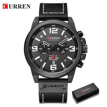 Montre pour hommes Top marque de luxe CURREN mode cuir Quartz hommes montres Date affaires Sport Homme montre-bracelet horloge Montre Homme