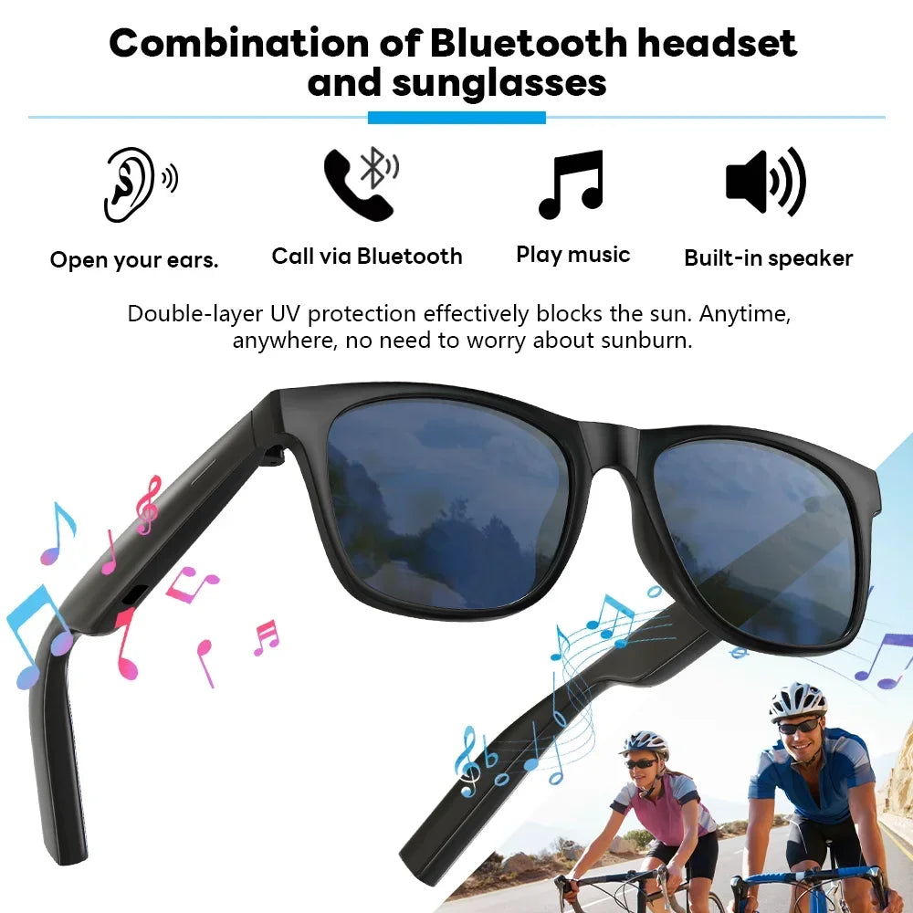 Lunettes intelligentes Lenovo 8K avec caméra IA, contrôle tactile, enregistrement photo, traducteur, assistant vocal, musique, Bluetooth sans fil