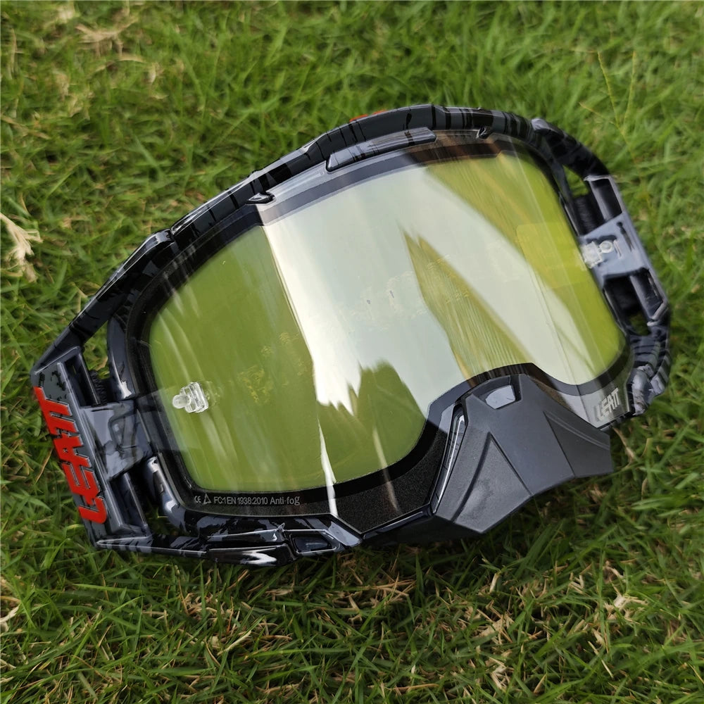 Lunettes de moto, lunettes de motocross, lunettes de soleil tout-terrain pour homme, masque MTB ATV, protection coupe-vent, lunettes de cyclisme et de course