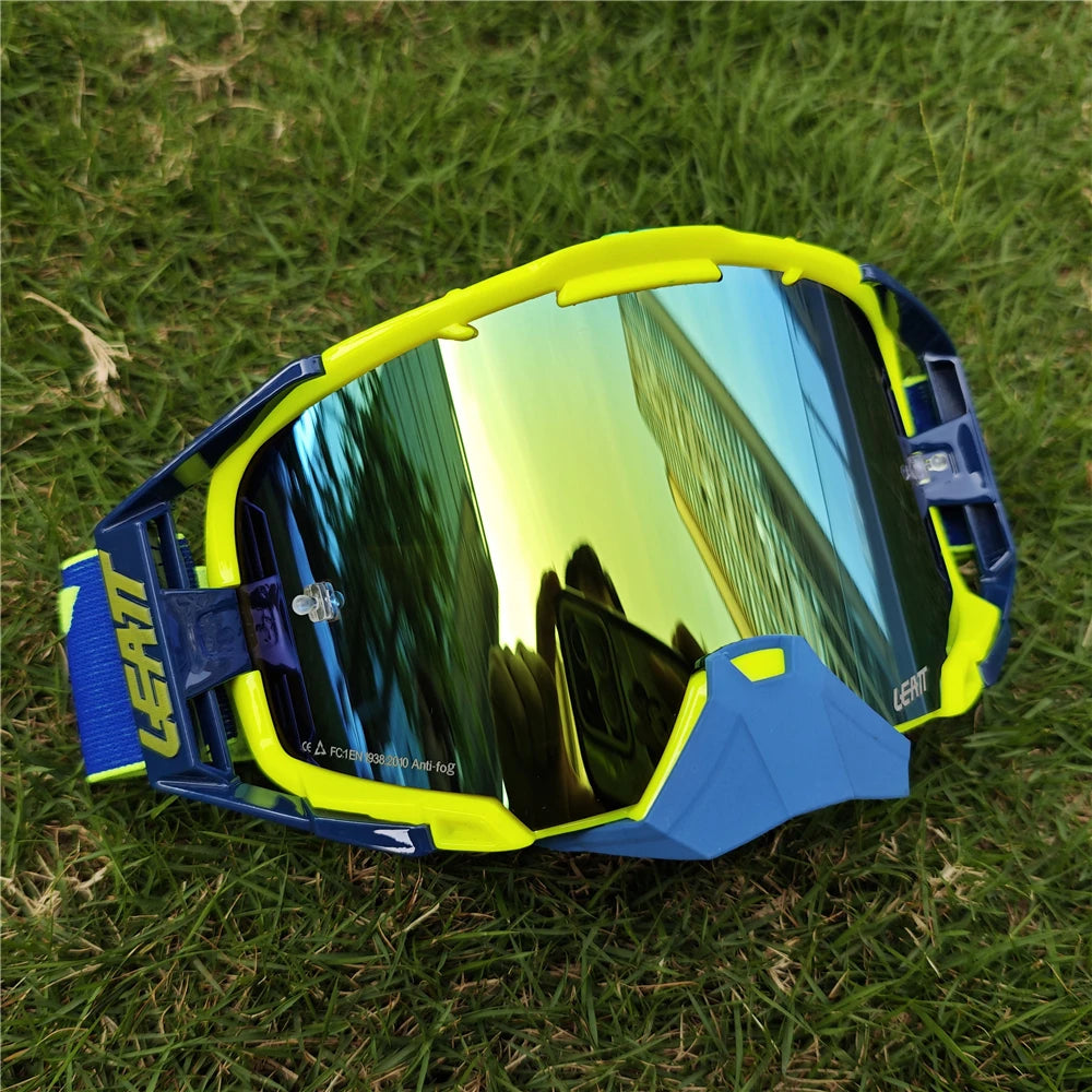Lunettes de moto, lunettes de motocross, lunettes de soleil tout-terrain pour homme, masque MTB ATV, protection coupe-vent, lunettes de cyclisme et de course