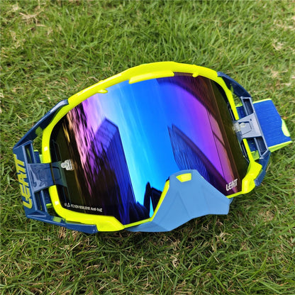 Lunettes de moto, lunettes de motocross, lunettes de soleil tout-terrain pour homme, masque MTB ATV, protection coupe-vent, lunettes de cyclisme et de course