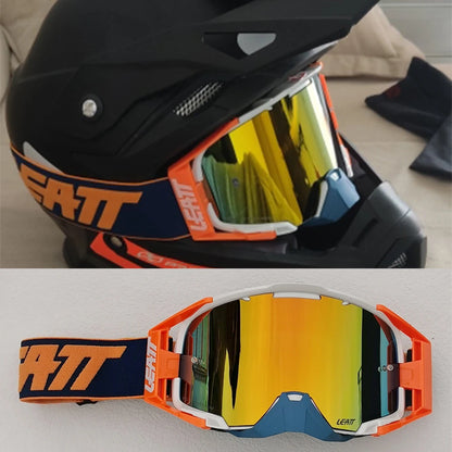 Lunettes de moto, lunettes de motocross, lunettes de soleil tout-terrain pour homme, masque MTB ATV, protection coupe-vent, lunettes de cyclisme et de course