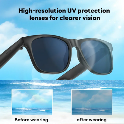 Lunettes intelligentes Lenovo 8K avec caméra IA, contrôle tactile, enregistrement photo, traducteur, assistant vocal, musique, Bluetooth sans fil