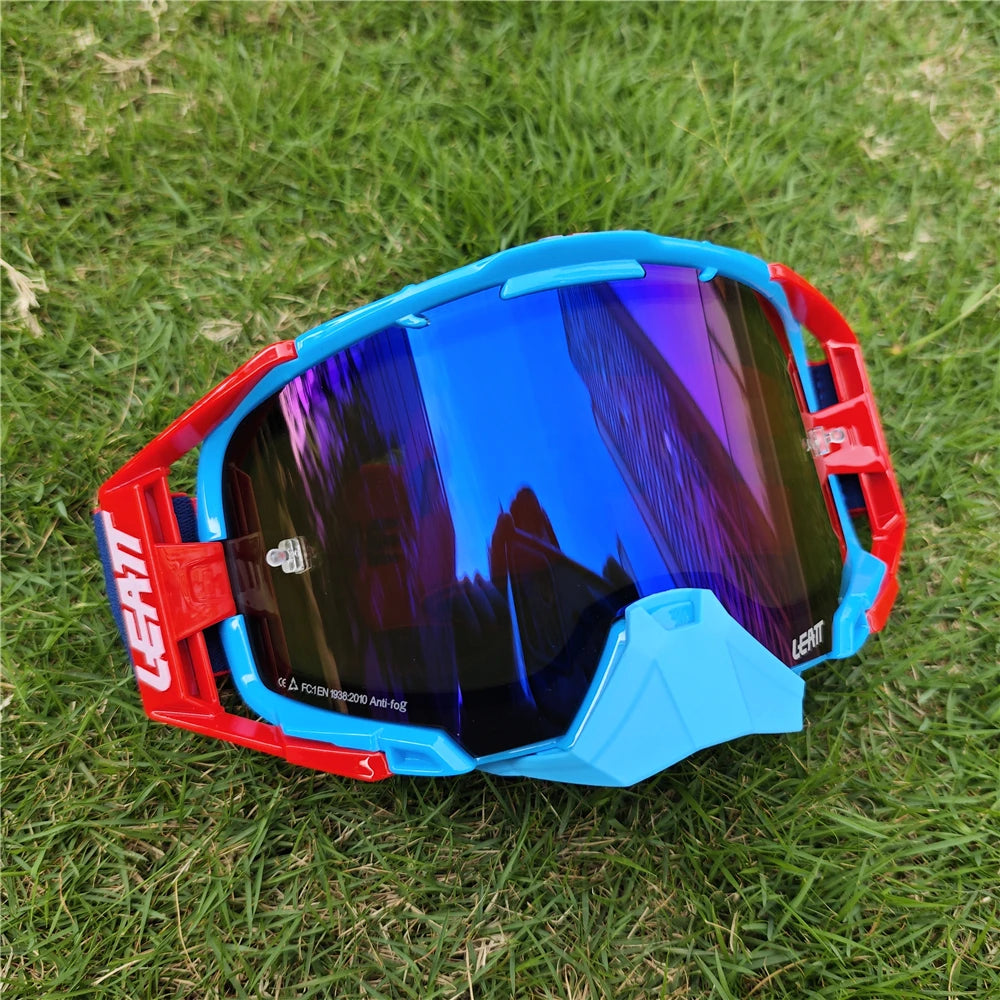 Lunettes de moto, lunettes de motocross, lunettes de soleil tout-terrain pour homme, masque MTB ATV, protection coupe-vent, lunettes de cyclisme et de course