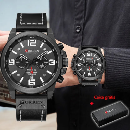 Montre pour hommes Top marque de luxe CURREN mode cuir Quartz hommes montres Date affaires Sport Homme montre-bracelet horloge Montre Homme
