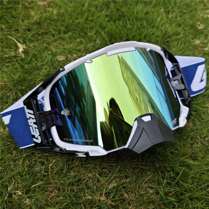 Lunettes de moto, lunettes de motocross, lunettes de soleil tout-terrain pour homme, masque MTB ATV, protection coupe-vent, lunettes de cyclisme et de course