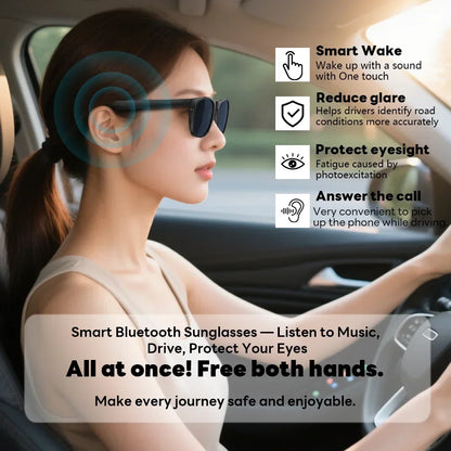 Lunettes intelligentes Lenovo 8K avec caméra IA, contrôle tactile, enregistrement photo, traducteur, assistant vocal, musique, Bluetooth sans fil