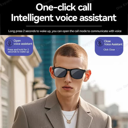 Lunettes intelligentes Lenovo 8K avec caméra IA, contrôle tactile, enregistrement photo, traducteur, assistant vocal, musique, Bluetooth sans fil